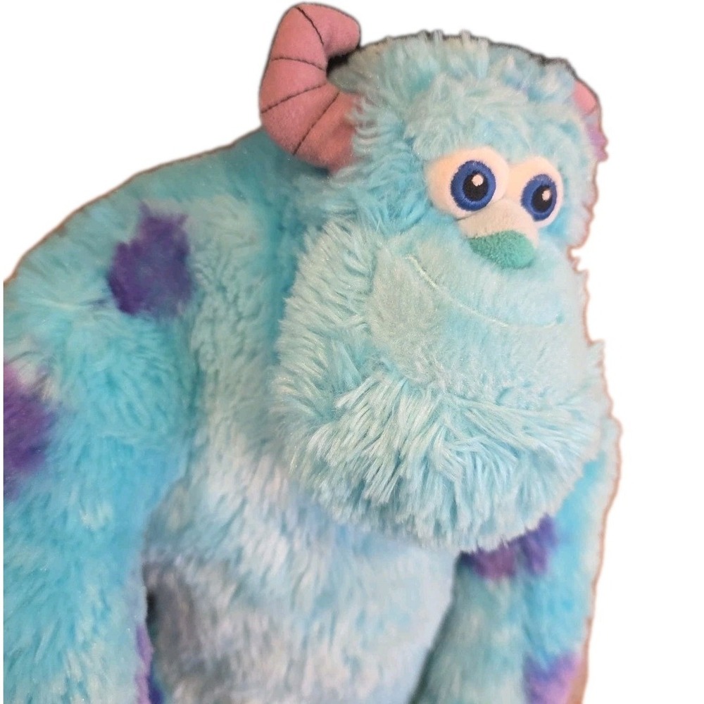 Disney Pixar Monsters Inc Sully Plush 16" Blue Stuffed Plush Monster Stamp